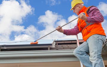Footrid soft wash roof cleaning
